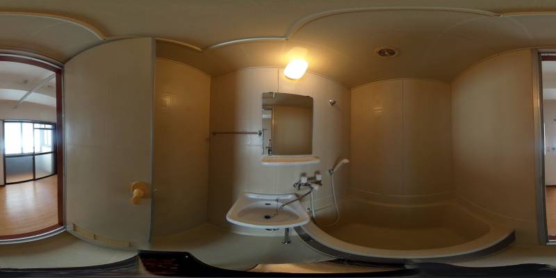 パノラマ画像バスルーム