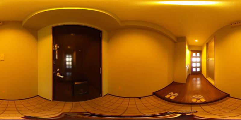 パノラマ画像玄関