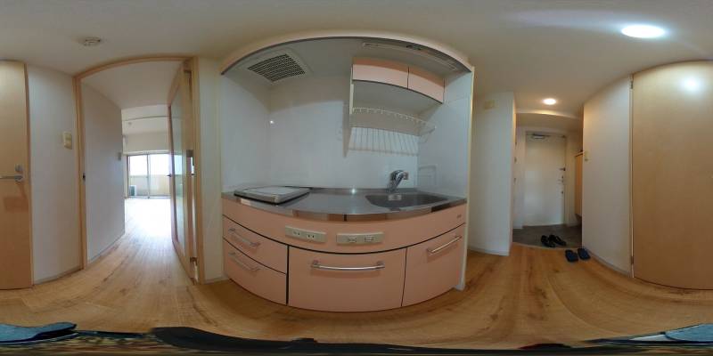 パノラマ画像キッチン