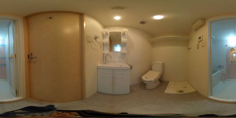 パノラマ画像洗面所