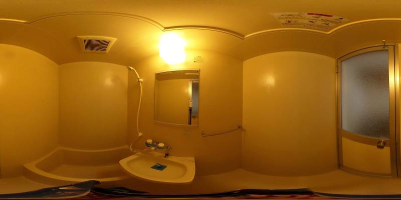 パノラマ画像バスルーム