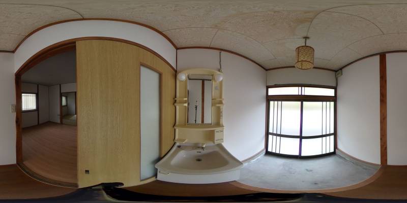 パノラマ画像洗面所