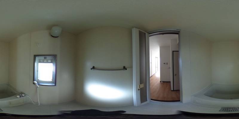 パノラマ画像バスルーム