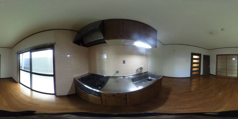 パノラマ画像キッチン