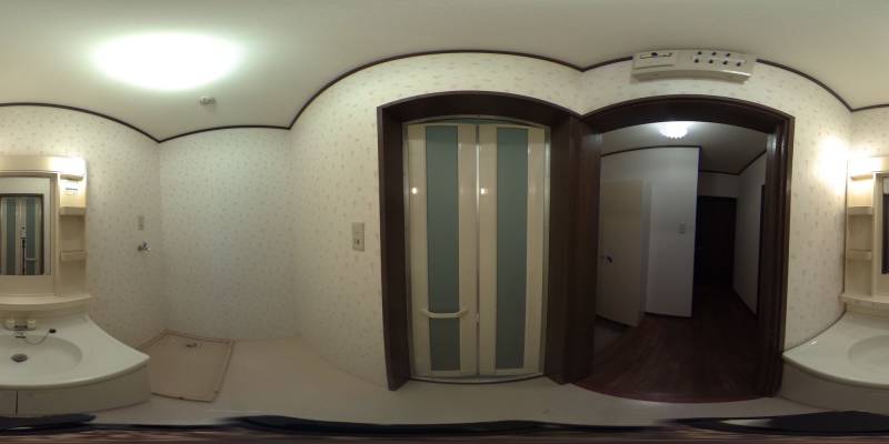 パノラマ画像洗面所