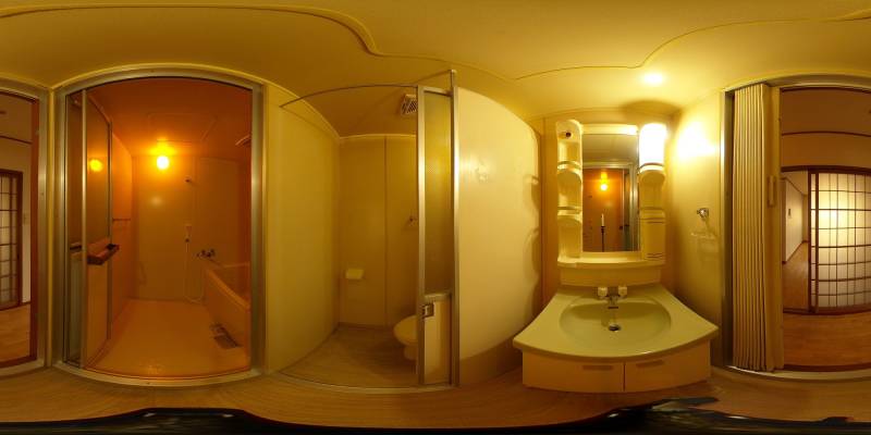 パノラマ画像洗面所