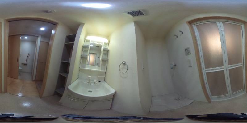 パノラマ画像洗面所