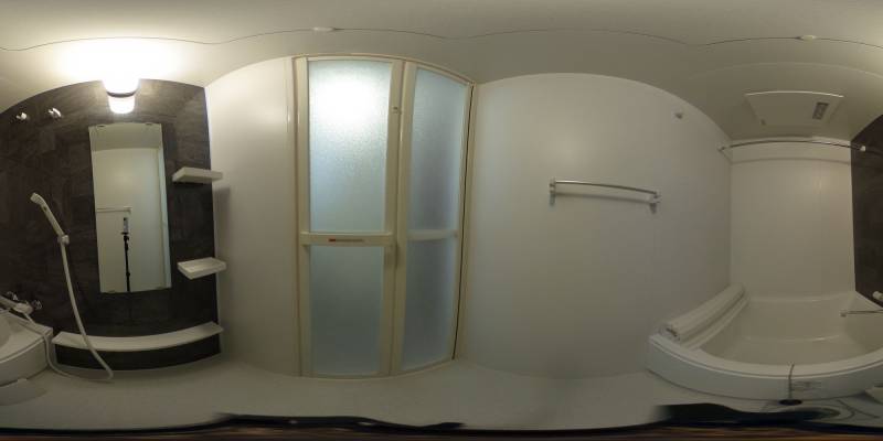 パノラマ画像バスルーム