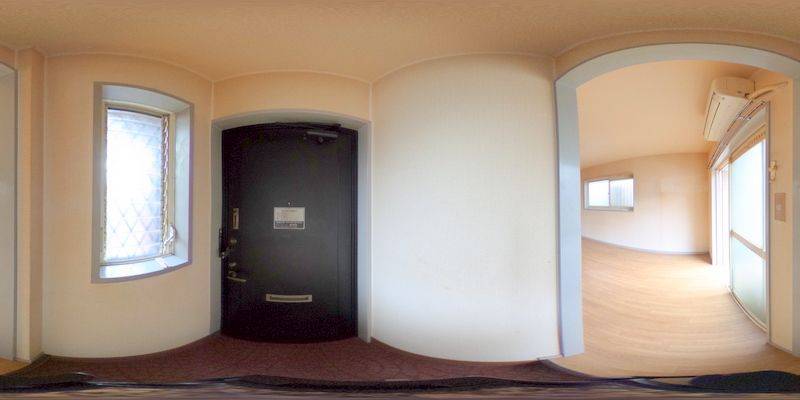 パノラマ画像玄関