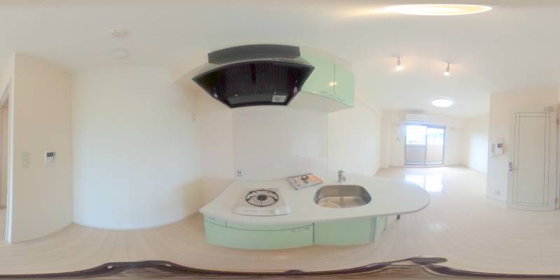 パノラマ画像キッチン