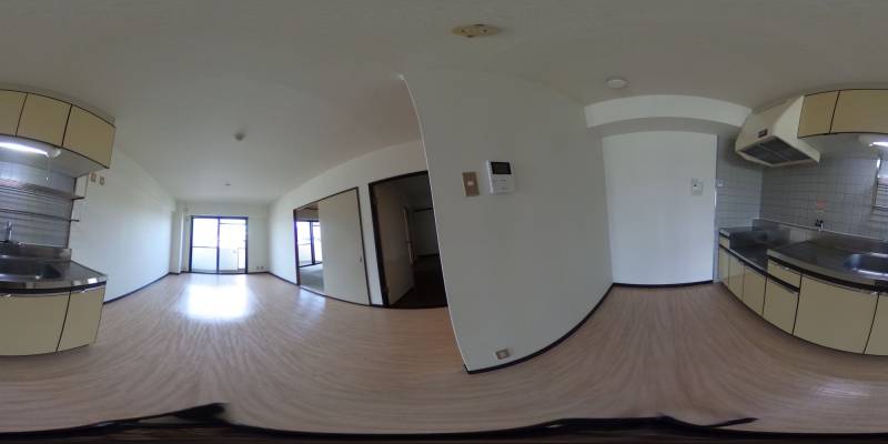 パノラマ画像キッチン