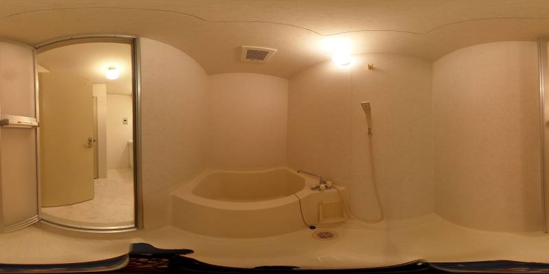 パノラマ画像バスルーム