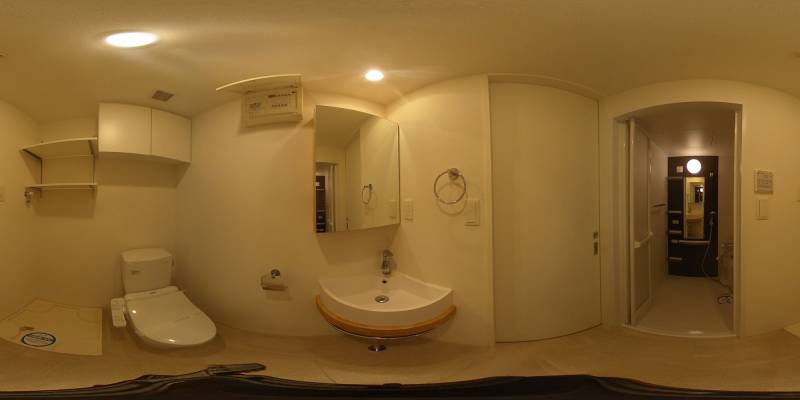 パノラマ画像洗面所