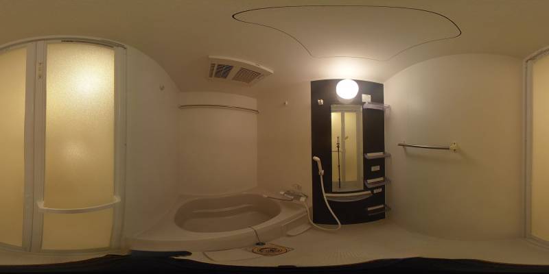パノラマ画像バスルーム