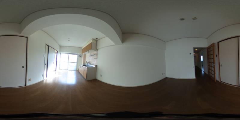 パノラマ画像リビング