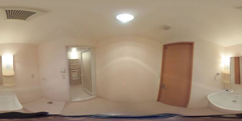 パノラマ画像洗面所