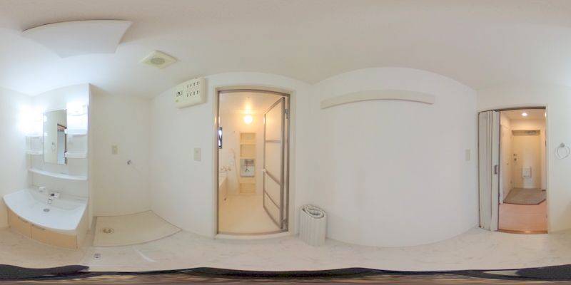 パノラマ画像洗面所