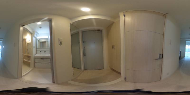 パノラマ画像玄関