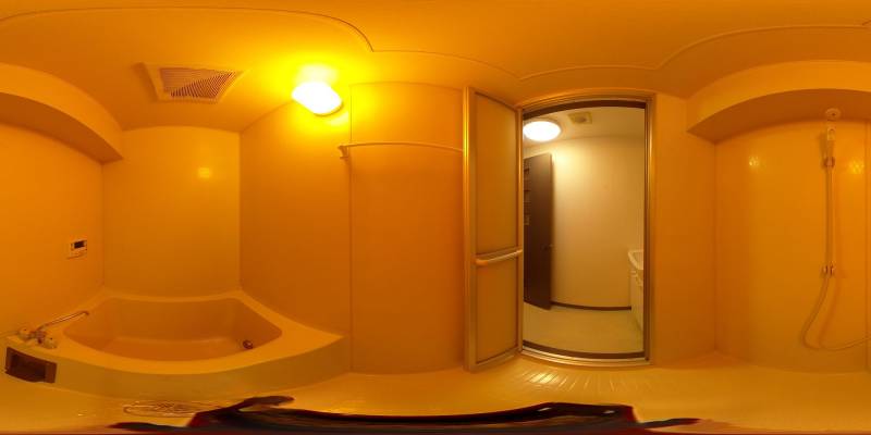 パノラマ画像バスルーム