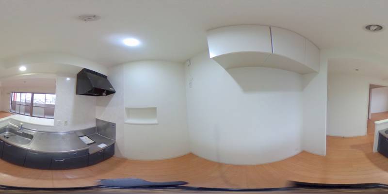 パノラマ画像キッチン