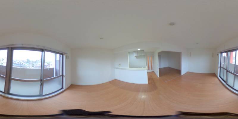 パノラマ画像リビング