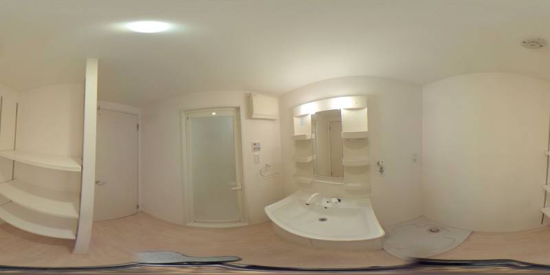 パノラマ画像洗面所