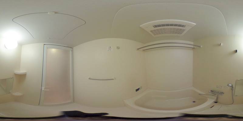 パノラマ画像バスルーム