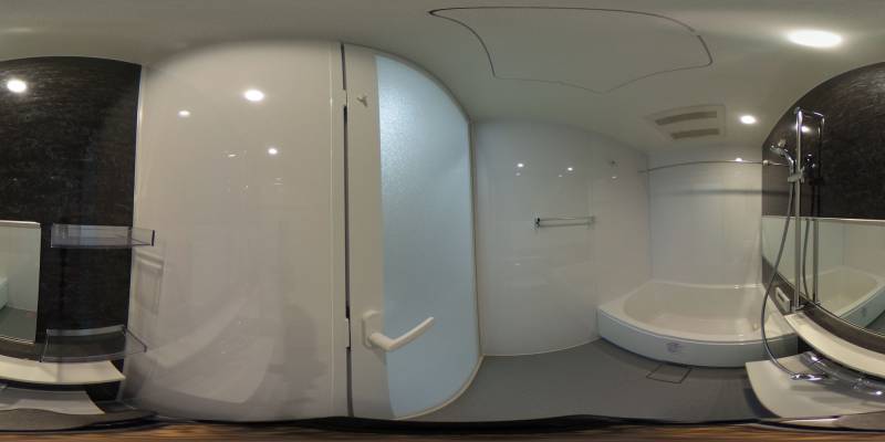 パノラマ画像バスルーム