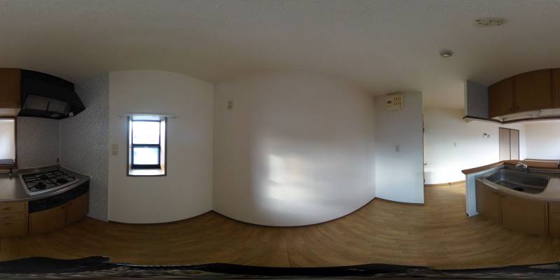 パノラマ画像キッチン