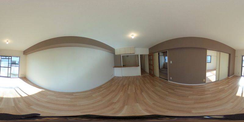 パノラマ画像リビング