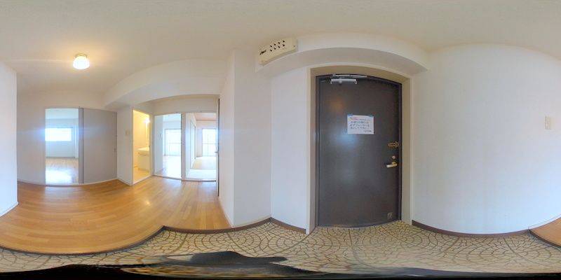 パノラマ画像玄関