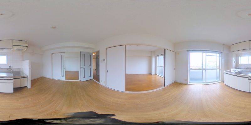 パノラマ画像洋室