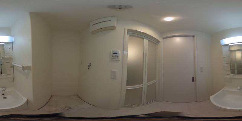パノラマ画像洗面所