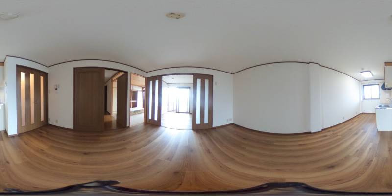 パノラマ画像リビング