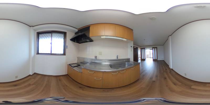 パノラマ画像キッチン