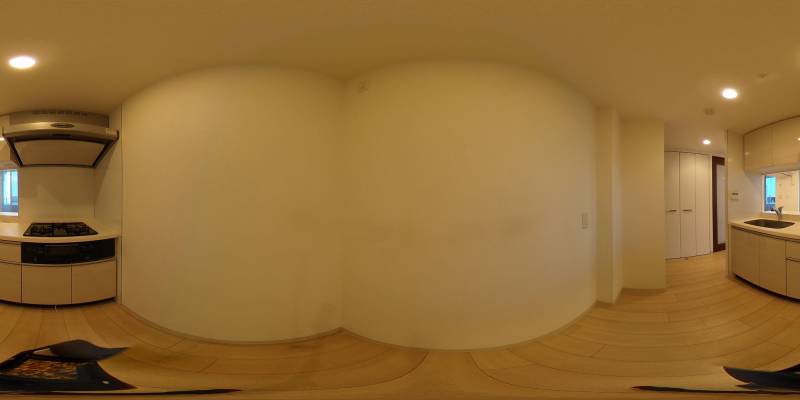 パノラマ画像キッチン