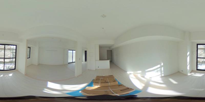 パノラマ画像リビング