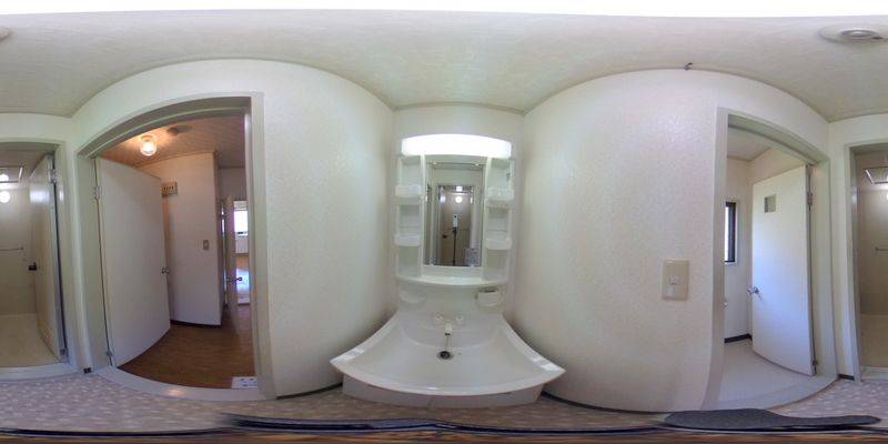 パノラマ画像洗面所