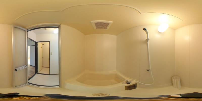 パノラマ画像バスルーム