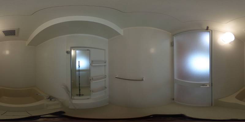 パノラマ画像バスルーム