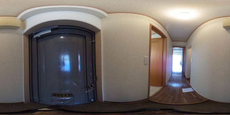 パノラマ画像玄関