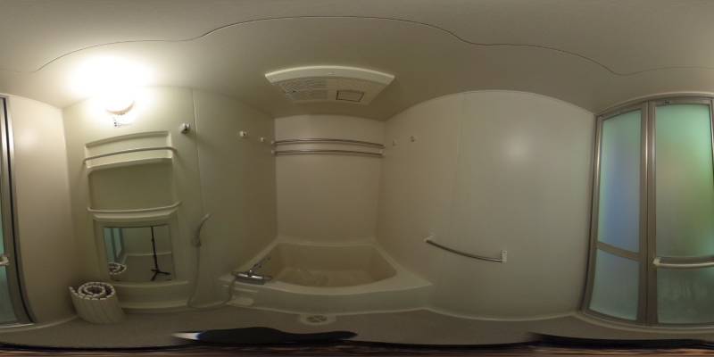 パノラマ画像バスルーム