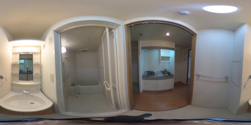 パノラマ画像洗面所
