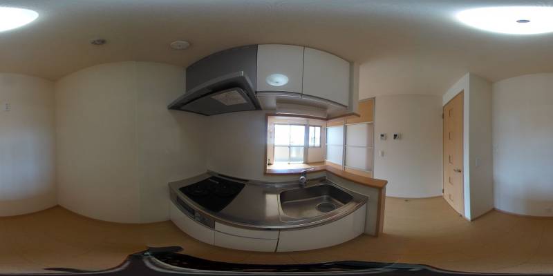 パノラマ画像キッチン