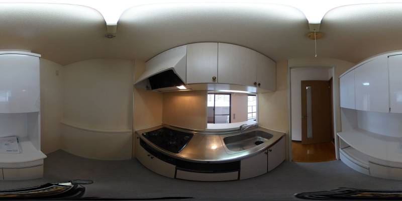 パノラマ画像キッチン