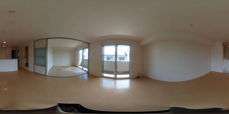 パノラマ画像リビング