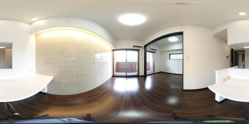 パノラマ画像リビング