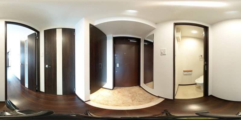 パノラマ画像玄関