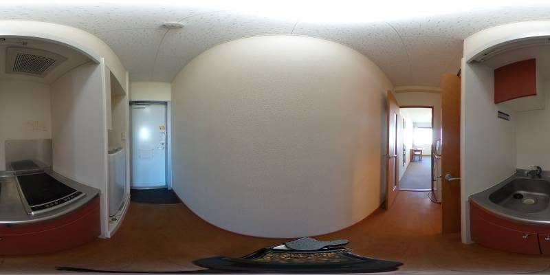 パノラマ画像キッチン