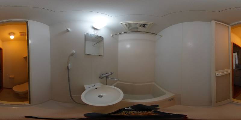 パノラマ画像バスルーム